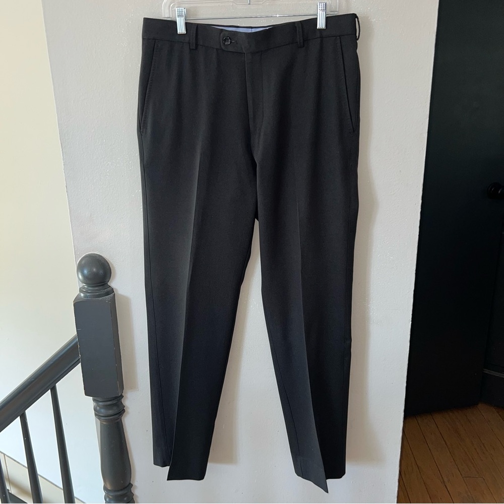 Peter Millar Men's Charcoal Stretch Wicking Golf Pants Size 35